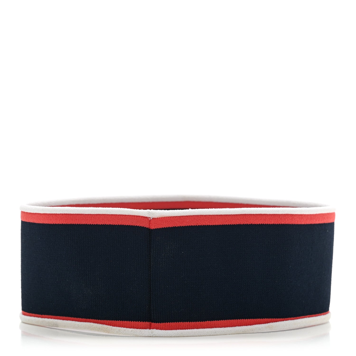Chanel Mixed Fibers CC Headband Navy 3 of 4