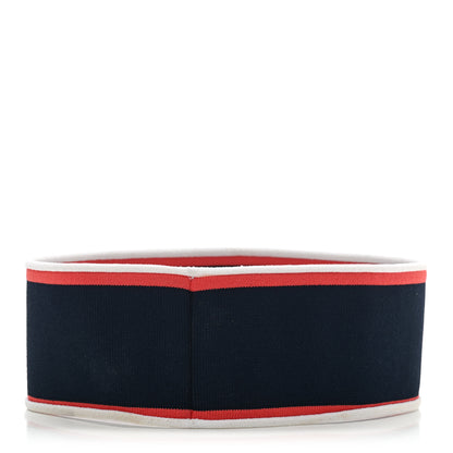 Chanel Mixed Fibers CC Headband Navy 3 of 4