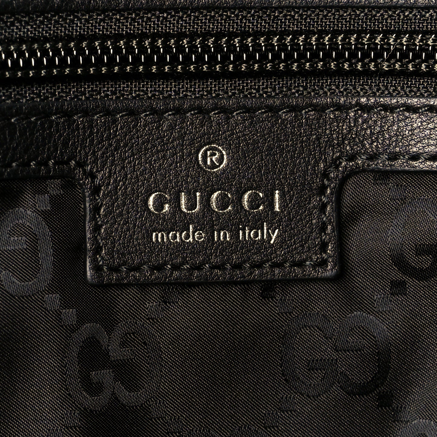 Nylon Logo Tote Black