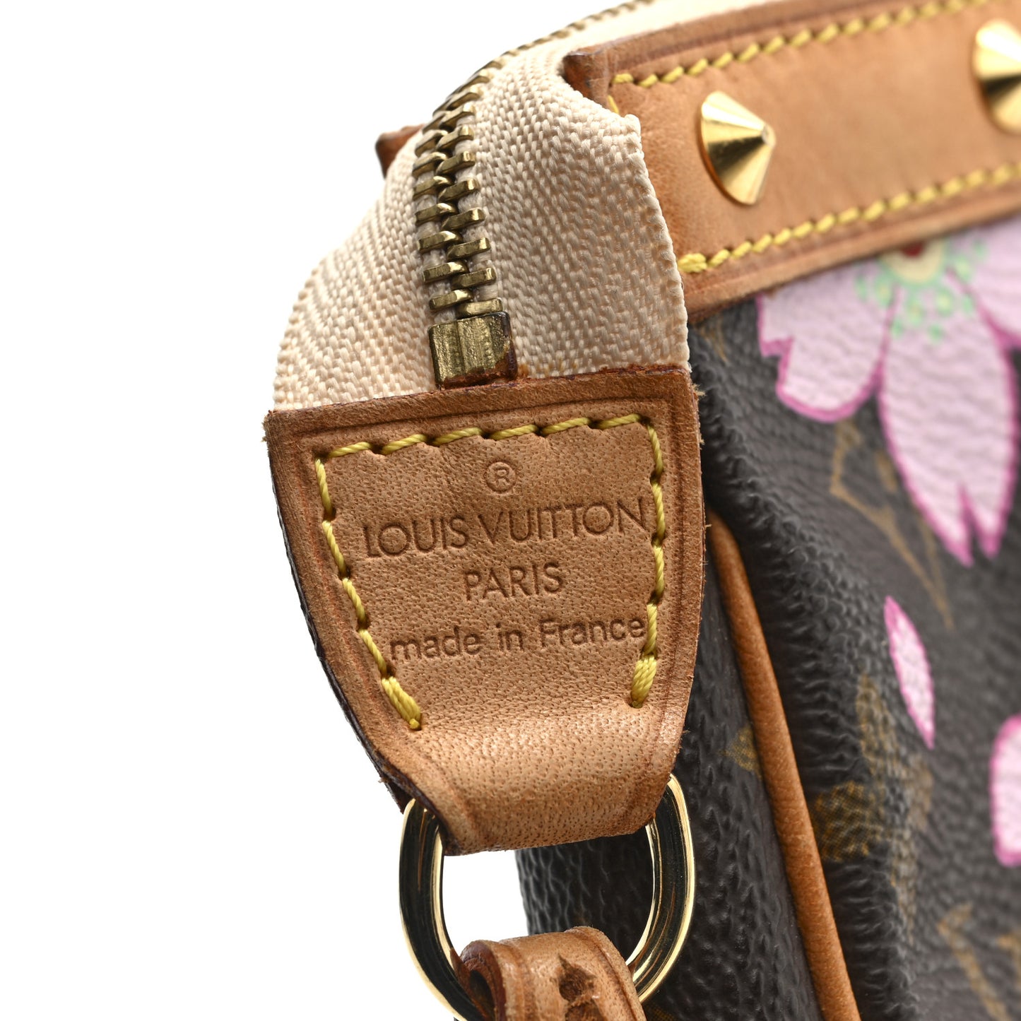 Monogram Cherry Blossom Pochette Accessories Brown