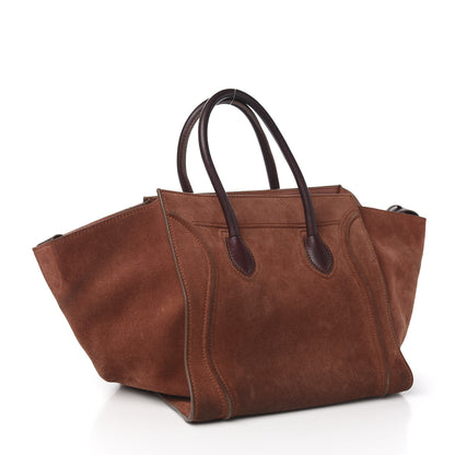 Celine Suede Medium Phantom Luggage Rust 2 of 11