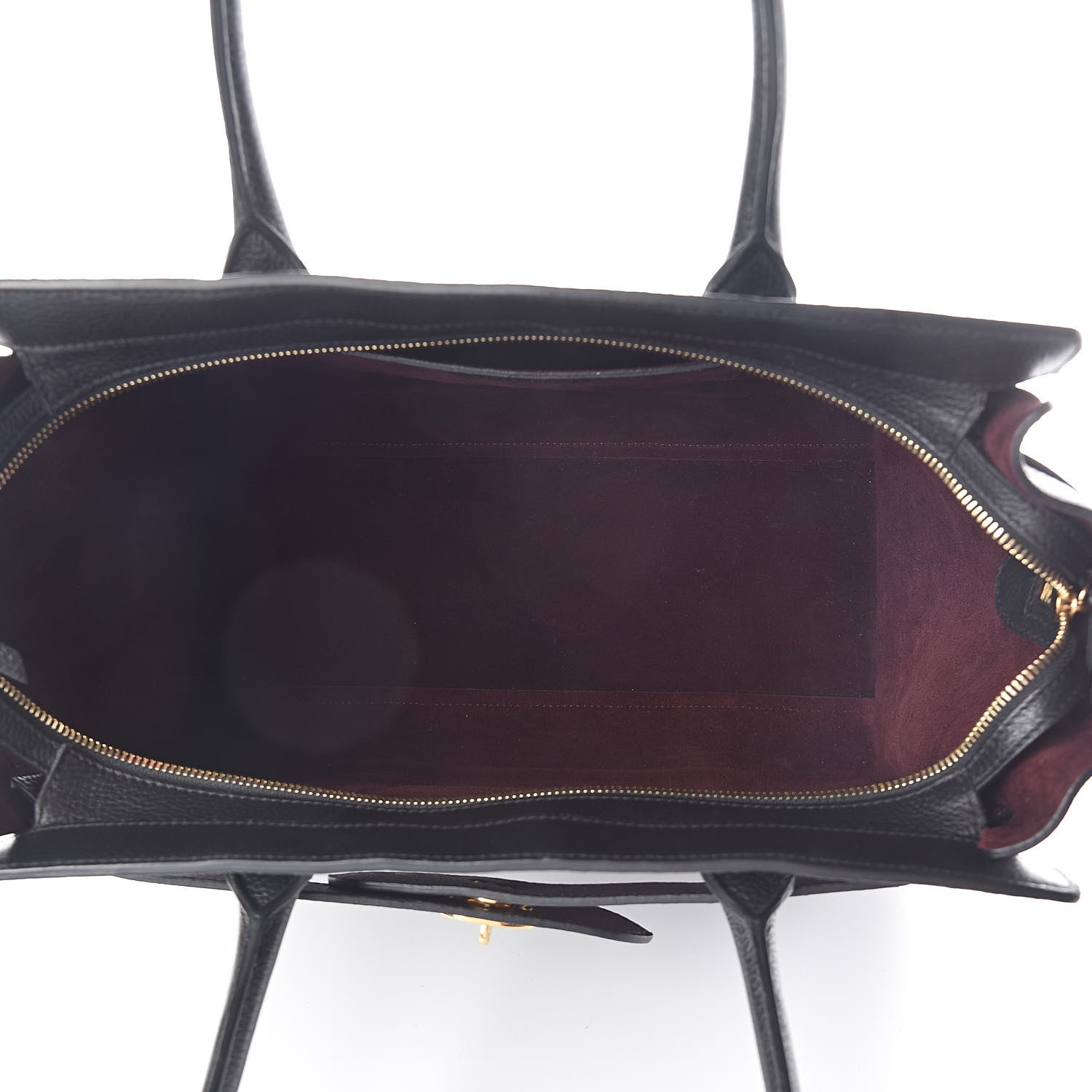 Mulberry Classic Grain Bayswater Zip Tote Black 5 of 9
