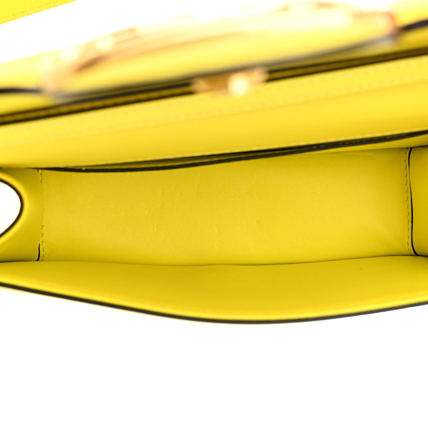 Calfskin Vlogo Small Loco Shoulder Bag Shocking Yellow