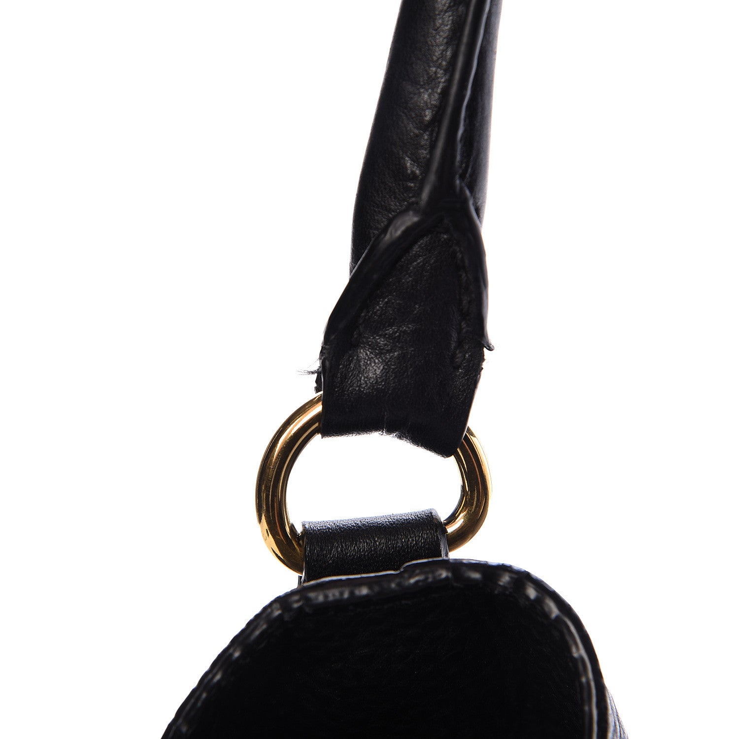 Prada Vitello Daino Side Pocket Hobo Black 19 of 29