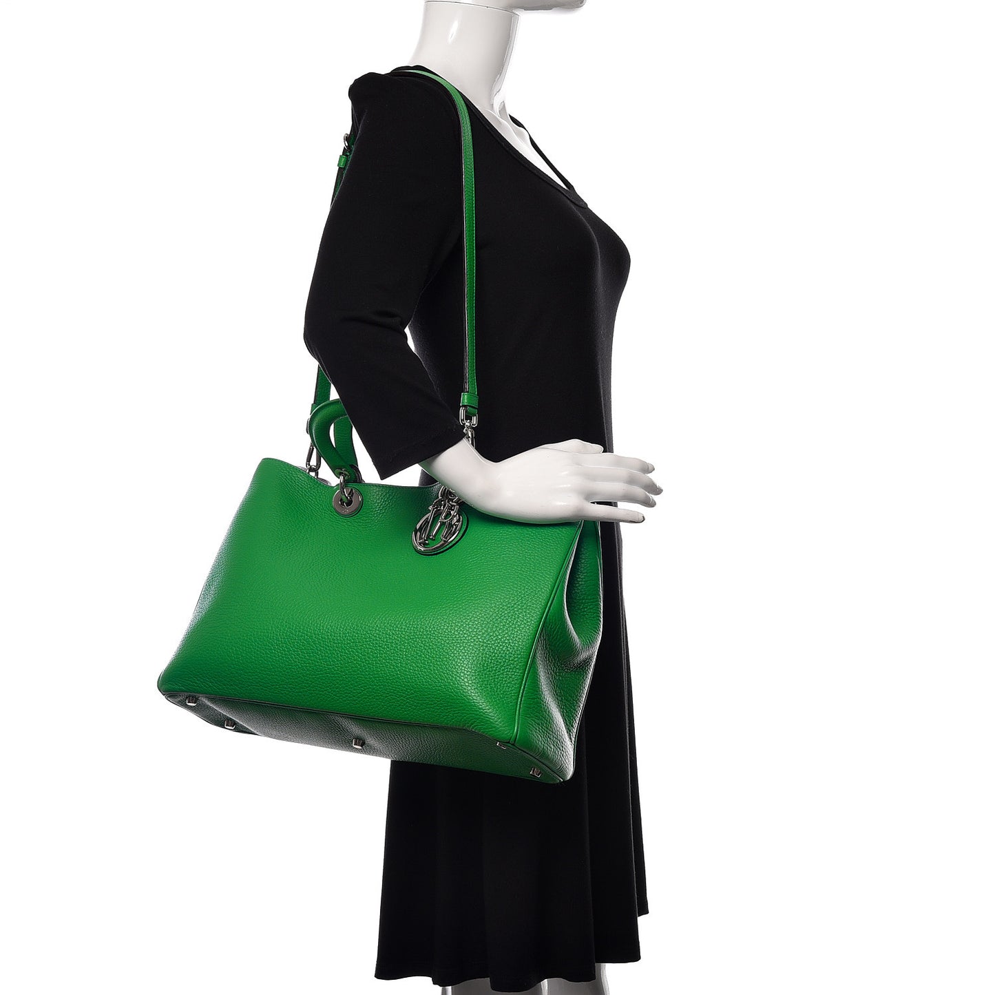 Bullcalf Large Diorissimo Tote Green