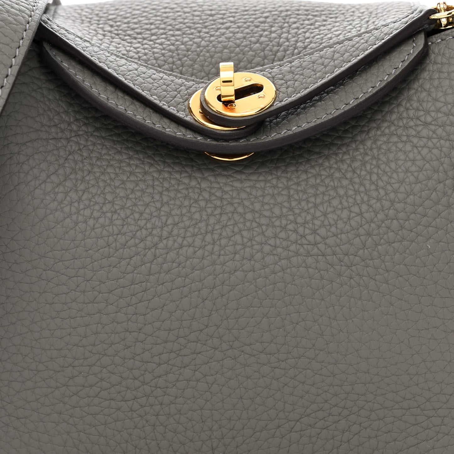 Taurillon Clemence Mini Lindy 20 Gris Meyer