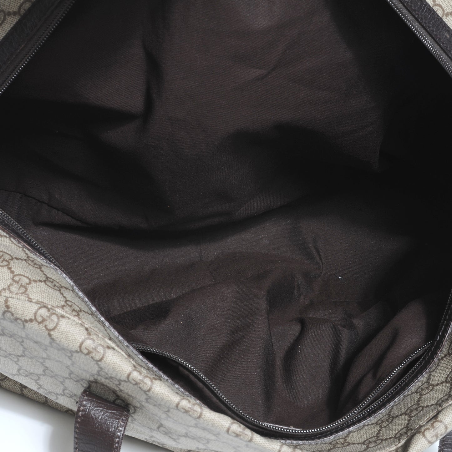Coated Canvas Monogram Large Duffle Bag Ebony
