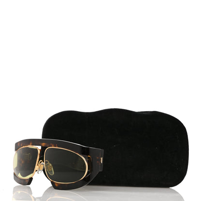 Gucci Oval Sunglasses GG0233S Tortoiseshell Gold 10 of 10