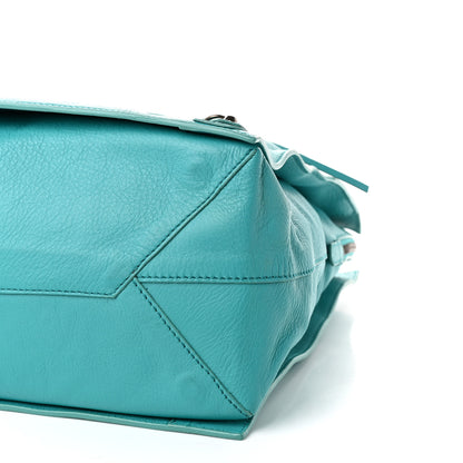 Balenciaga Veau Papier Tote Turquoise 11 of 11