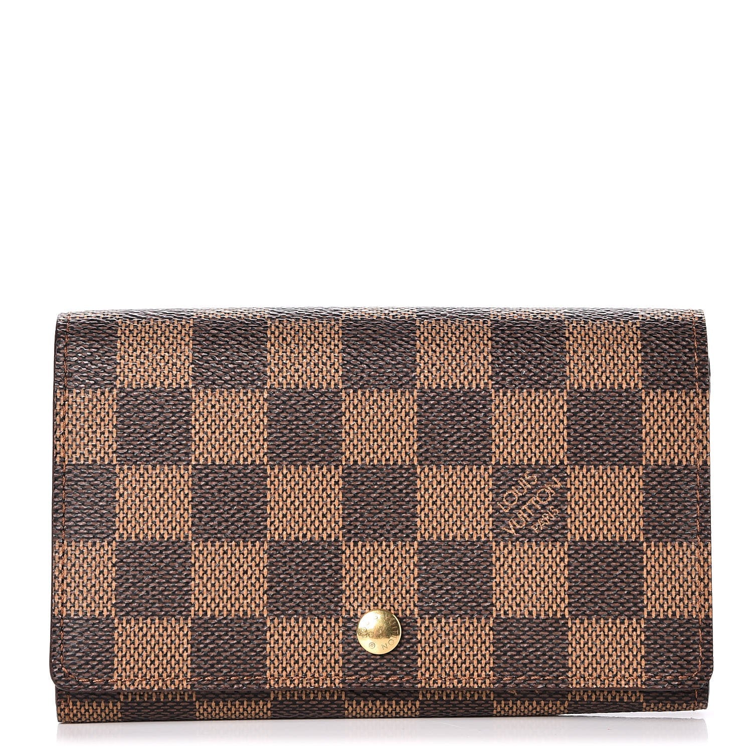 Louis Vuitton Damier Ebene Porte-Monnaie Tresor Wallet 1 of 8