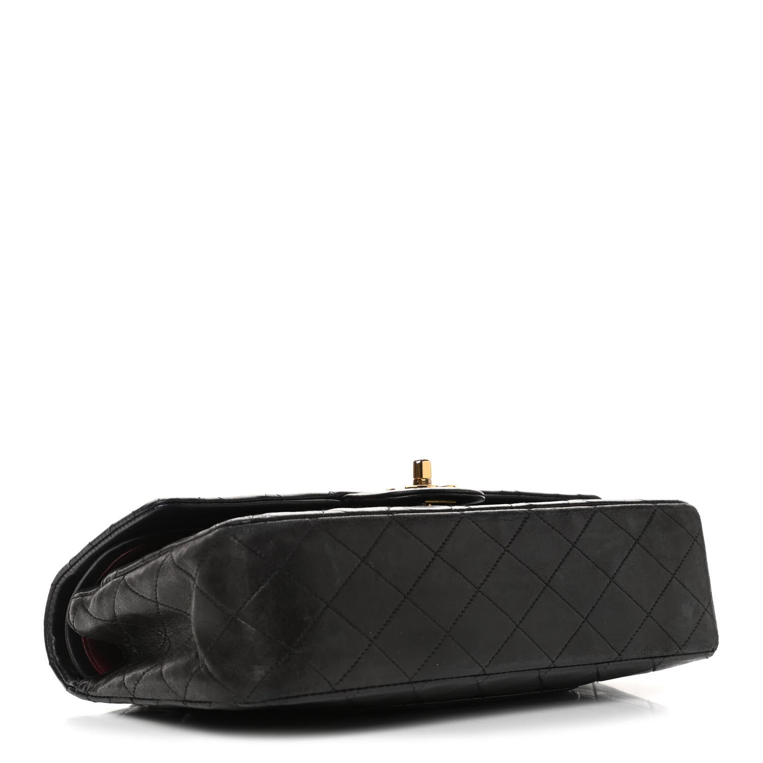 Chanel Lambskin Quilted Medium Double Flap Black 3 of 5