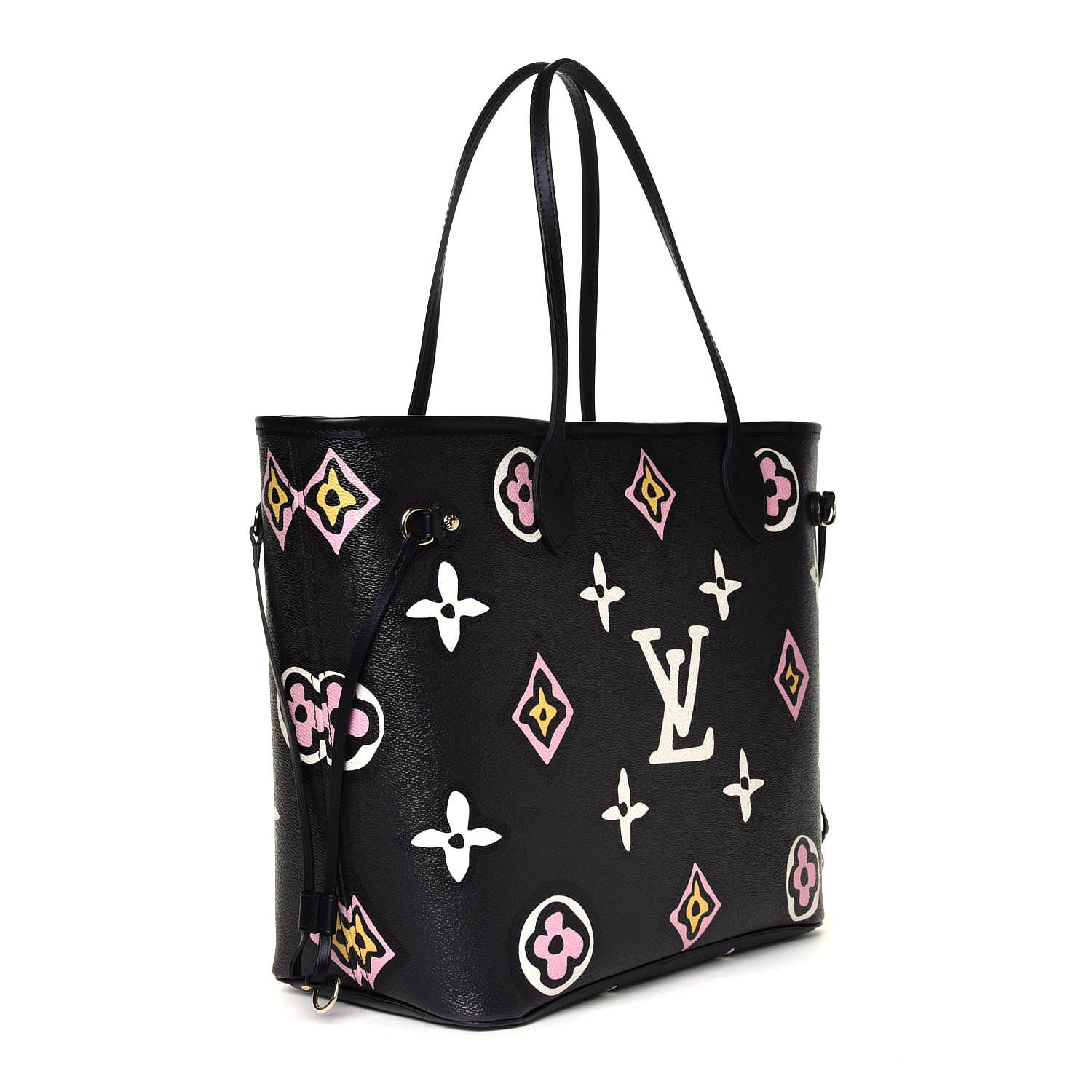Louis Vuitton Monogram Giant Wild At Heart Neverfull MM Black 2 of 4