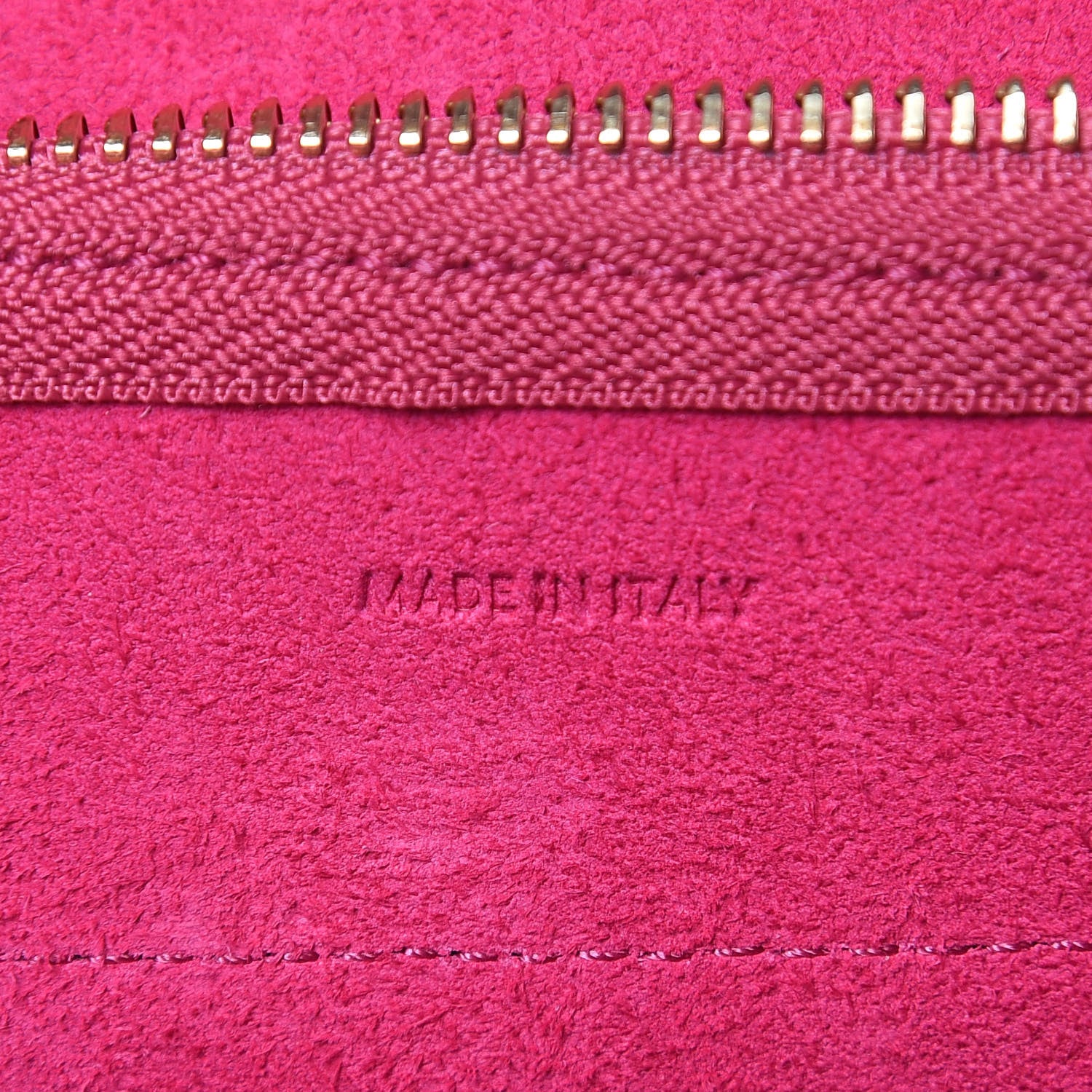 Celine Grained Calfskin Nano Belt Bag Raspberry 6 of 9