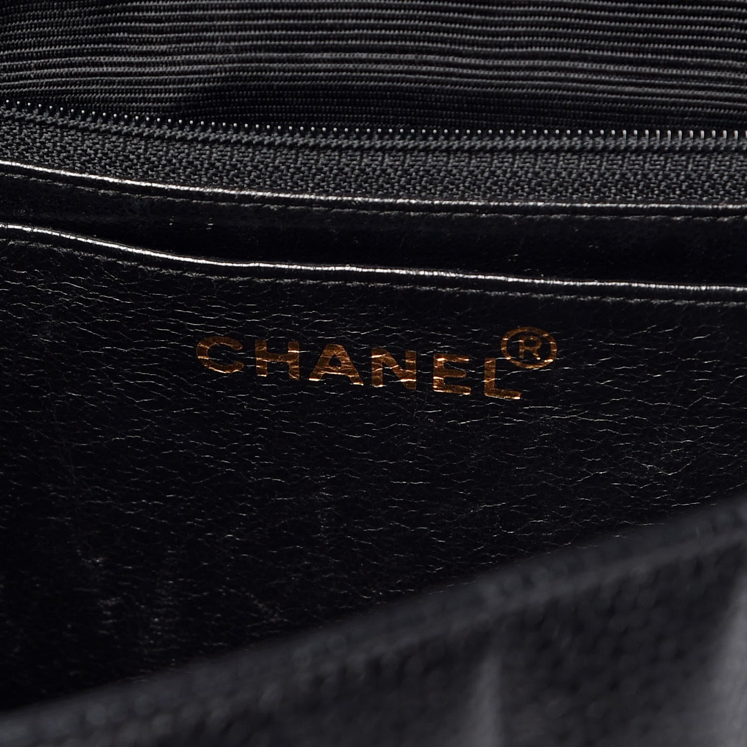 Chanel Caviar Vertical Quilted Jumbo Single Flap Black 6 of 14