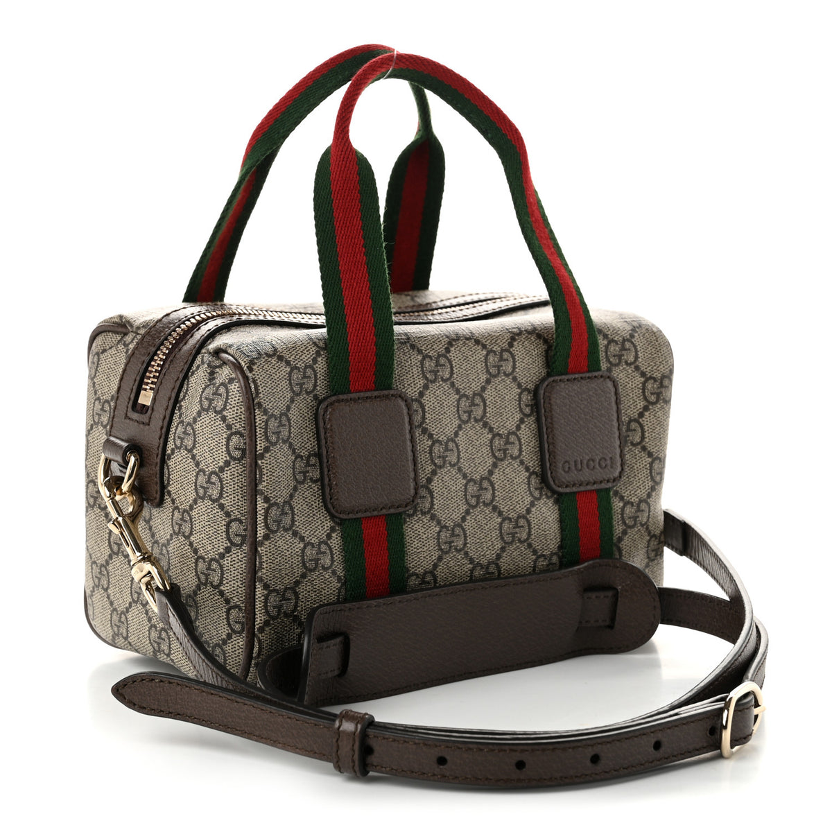 GG Supreme Web Mini GG Top Handle Bag Beige Ebony New Acero
