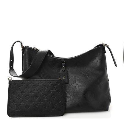 Louis Vuitton Empreinte Monogram Giant CarryAll MM Black 3 of 10