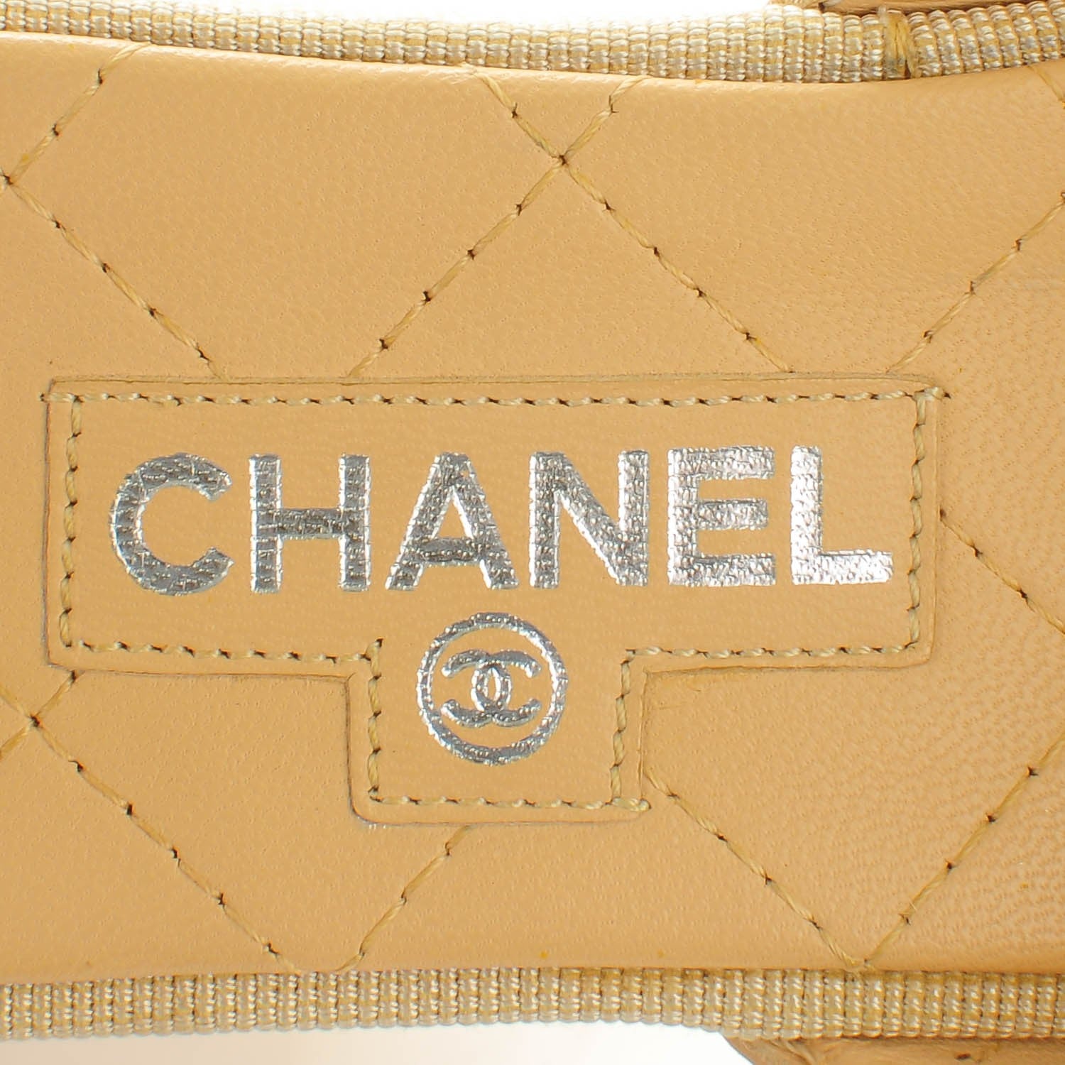 Chanel Lambskin Quilted CC Turnlock Sandals 39.5 Beige 6 of 8