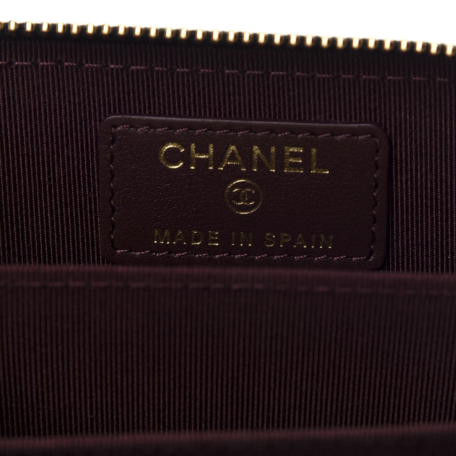 Chanel Caviar Quilted Zip Card Holder Black 5 of 9