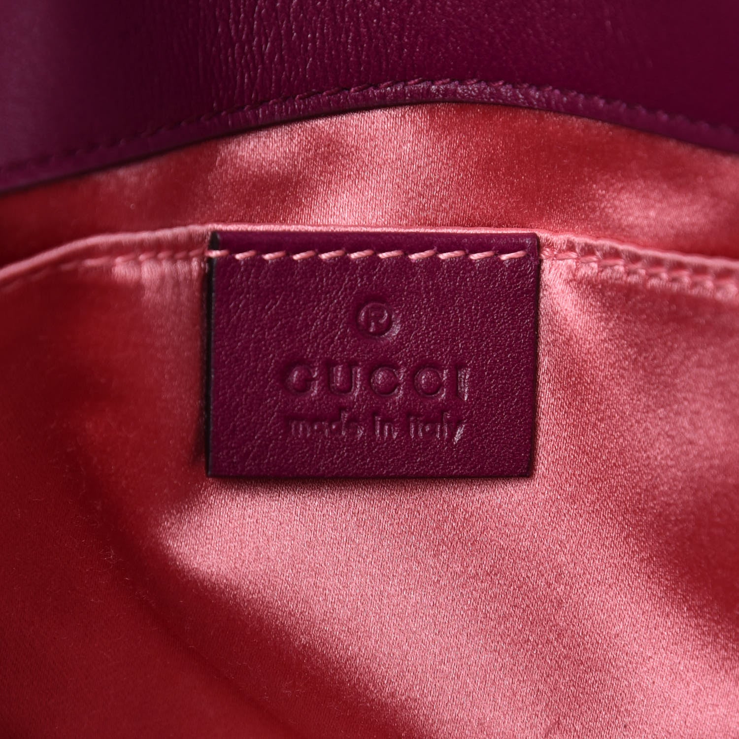 Gucci Velvet Matelasse Mini GG Marmont Shoulder Bag Fuchsia Violet Cyclamen 6 of 10