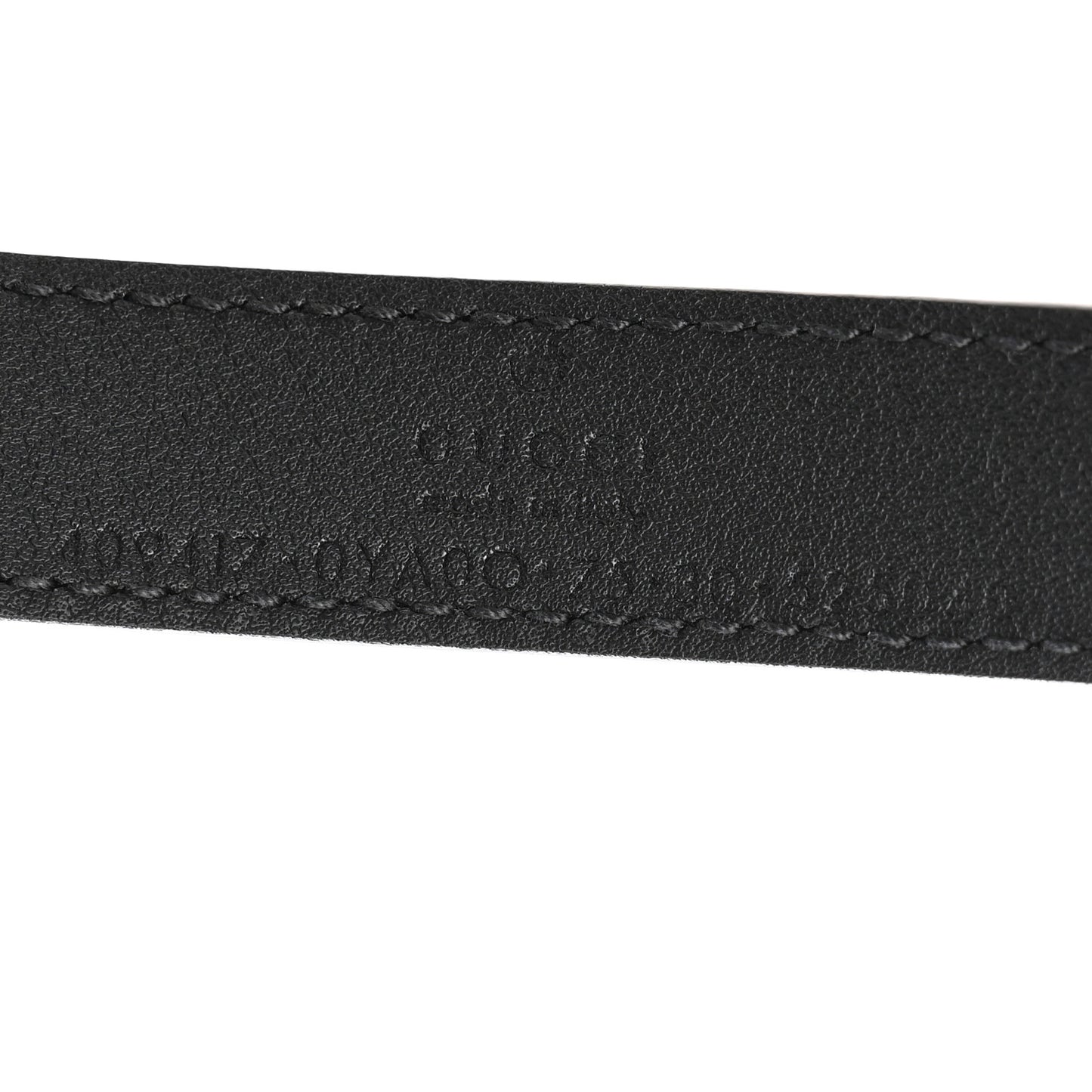 Calfskin Double G 20mm Belt 75 30 Black