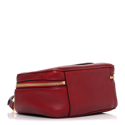 Gucci Sakai Be Green Calfskin Diagonal Stitched Blondie Top Handle Bag Rosso 4 of 10