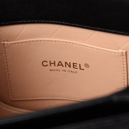 Chanel Calfskin Quilted Moon Messenger Black 8 of 10