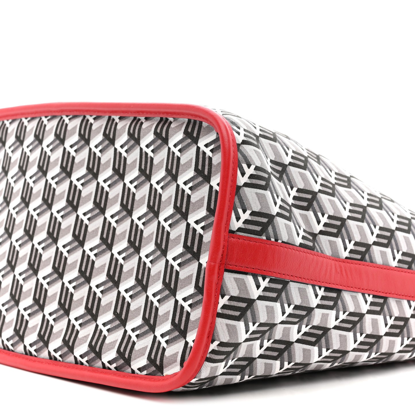 Visetos Medium Liz Reversible Shopper Tote Candy Red