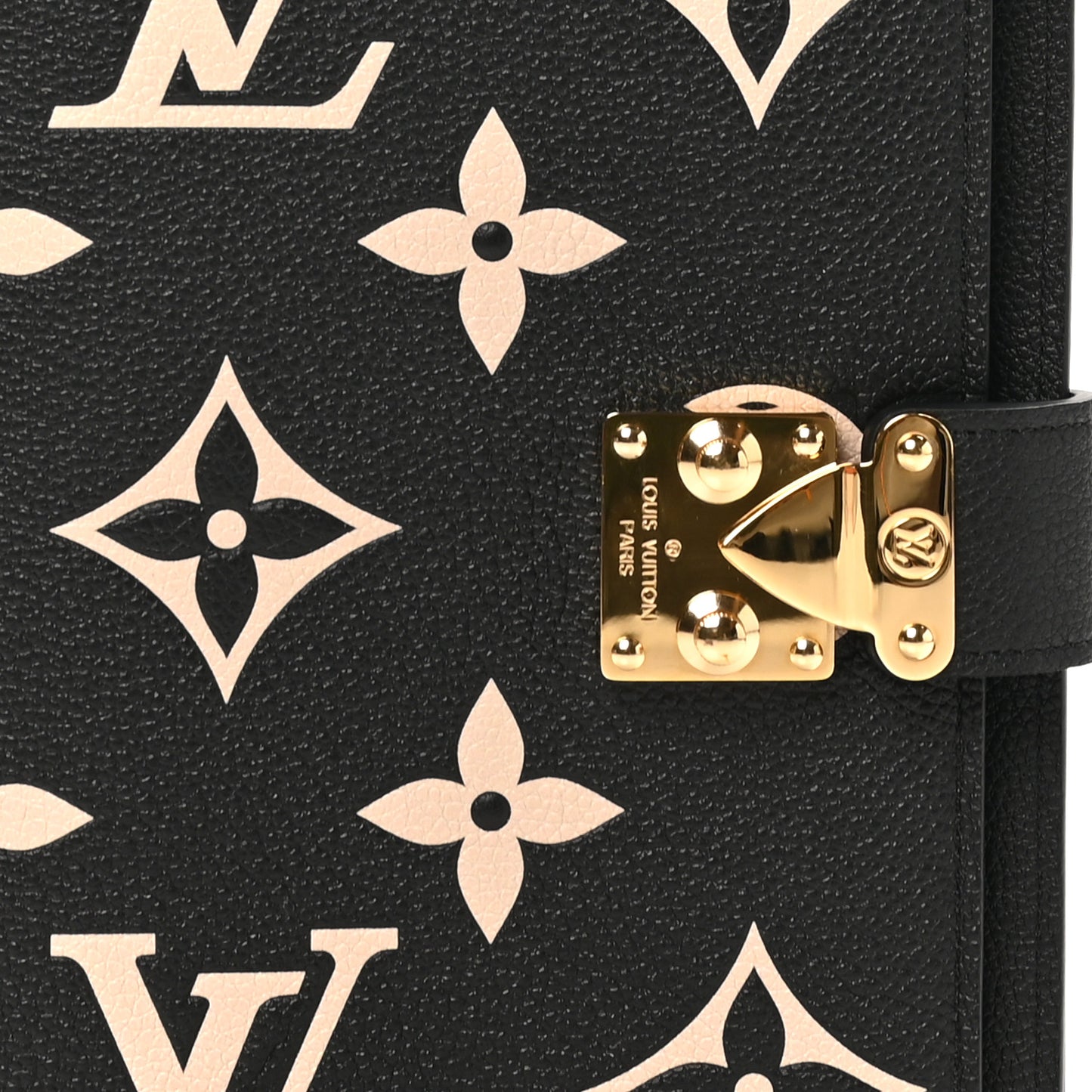 Empreinte Monogram Giant Paul Notebook Cover MM Black Beige