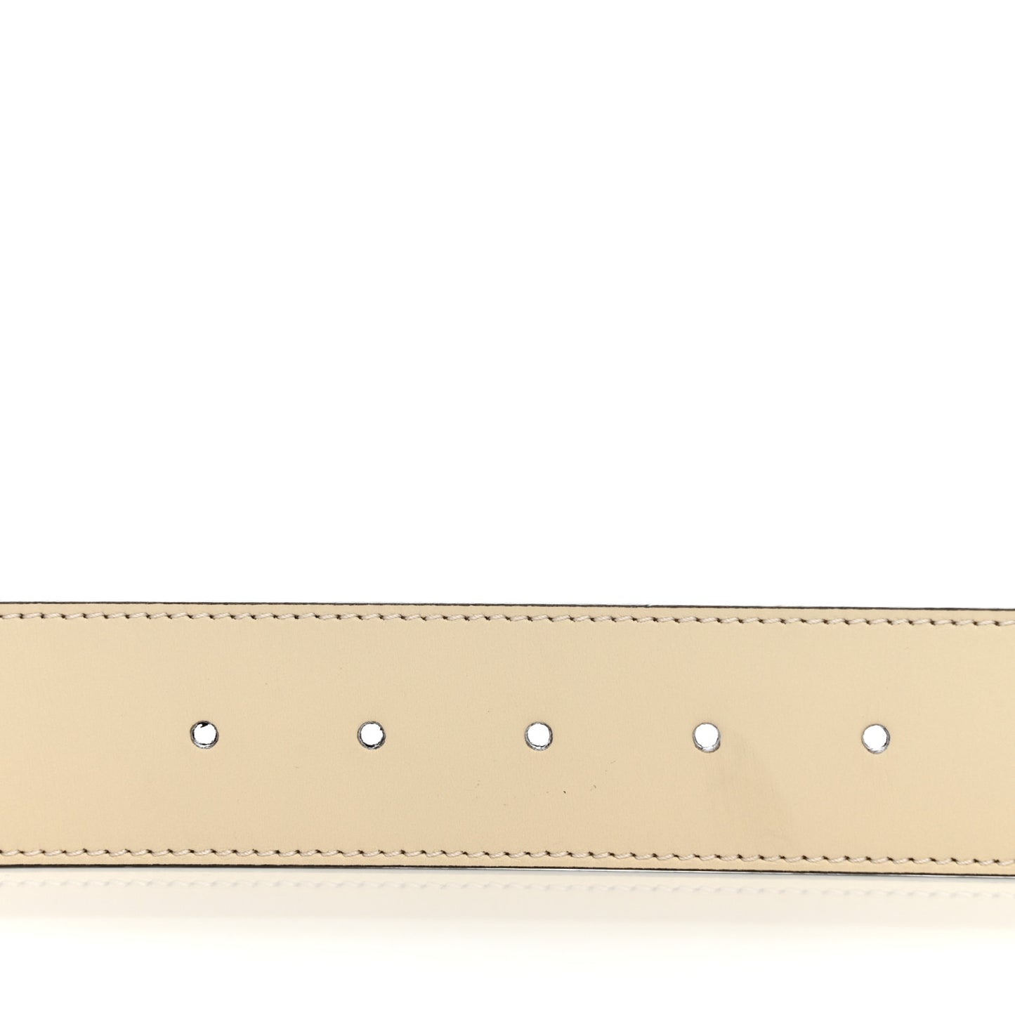 Calfskin Double G 40mm Belt 90 36 Mystic White