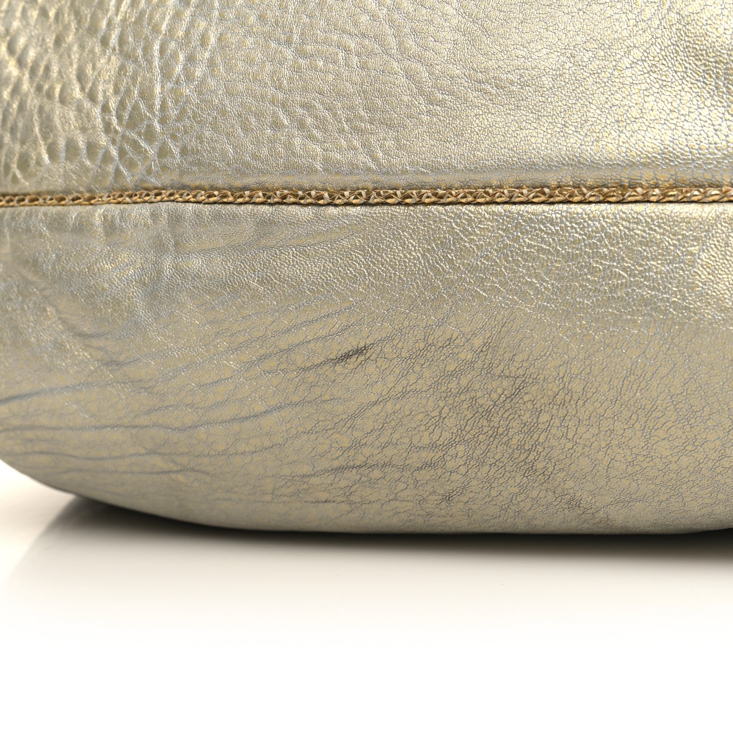 Fendi Nappa Nuvolata Bimetal Spy Oro Argento 13 of 14