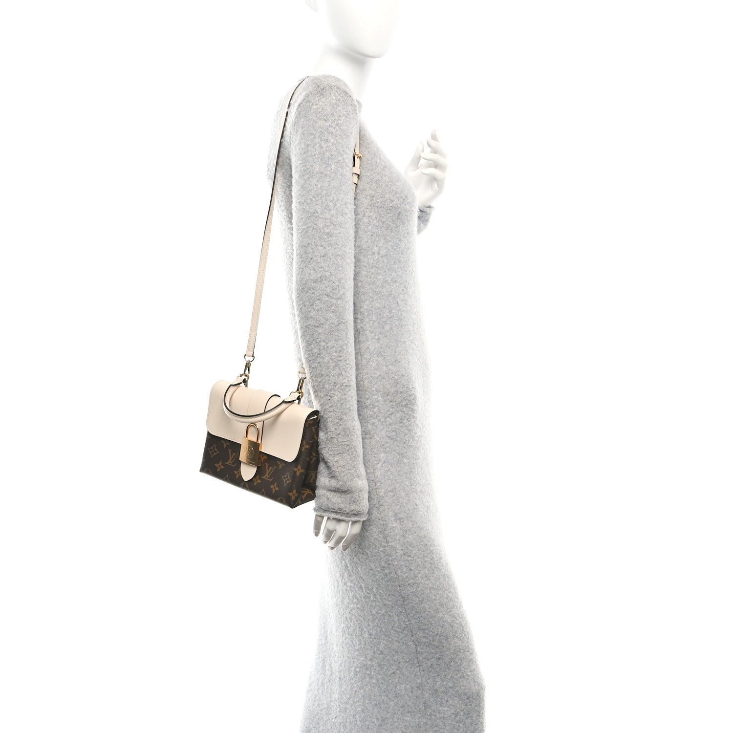 Louis Vuitton Monogram Locky BB Creme 2 of 9