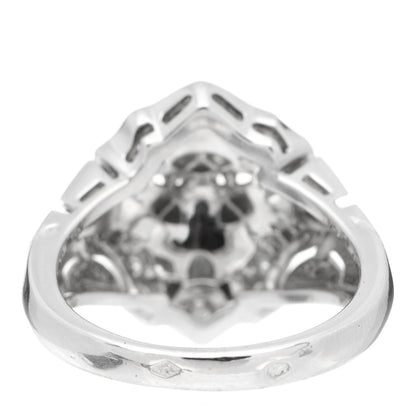 Chanel 18K White Gold Diamond Sous Le Signe Du Lion Ring 54 7 10 of 16