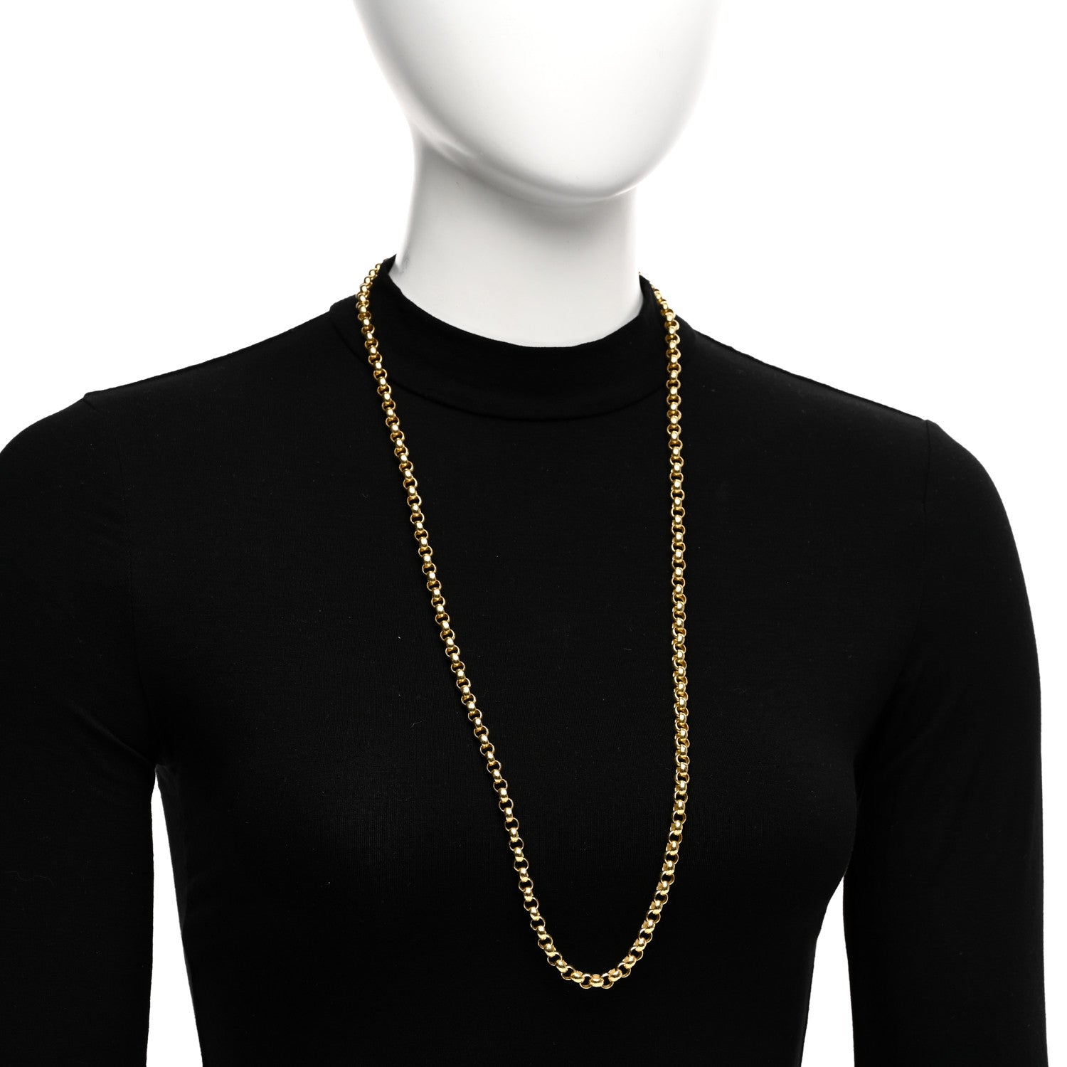 Elizabeth Locke 19K Yellow Gold Venezia Link Necklace 31" 2 of 5