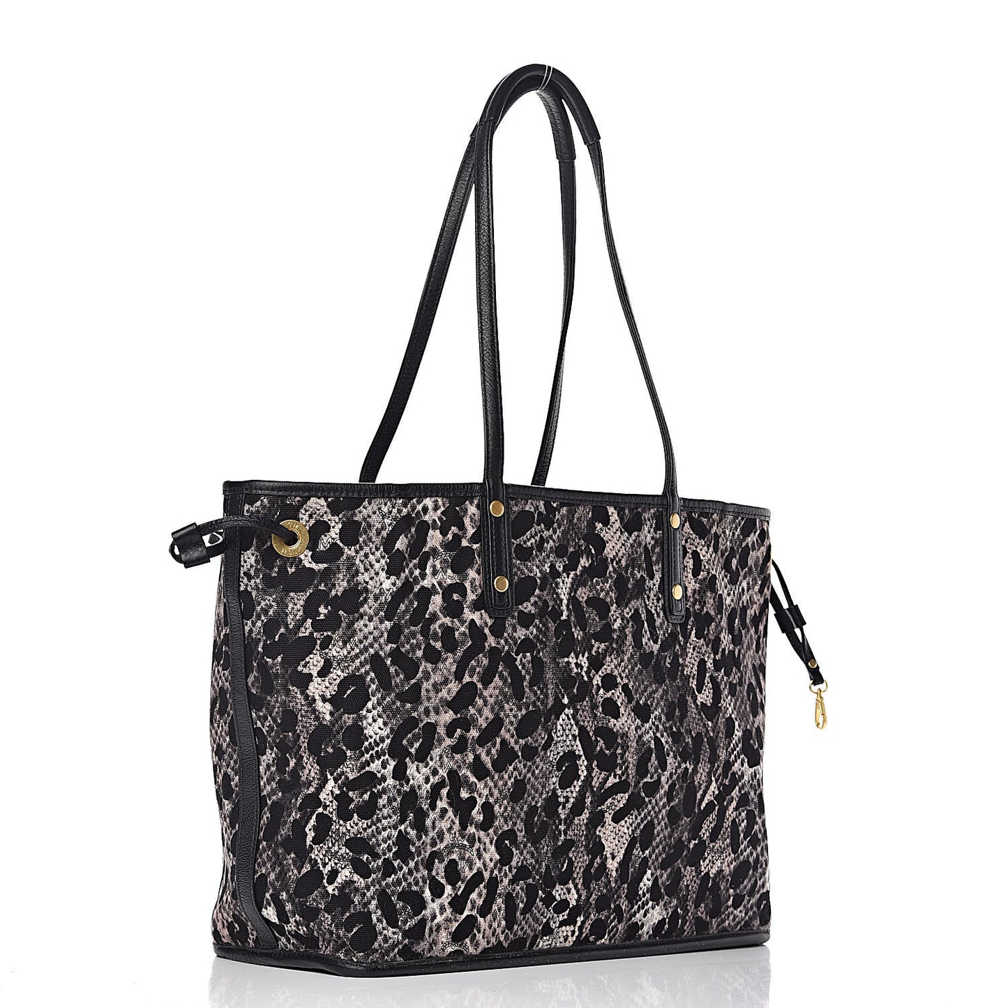 Visetos Medium Project Reversible Shopper Tote Black