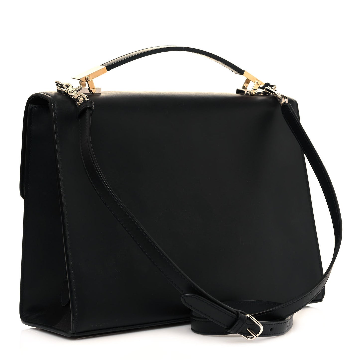 Veau Le Dix S New Cartable Briefcase Black