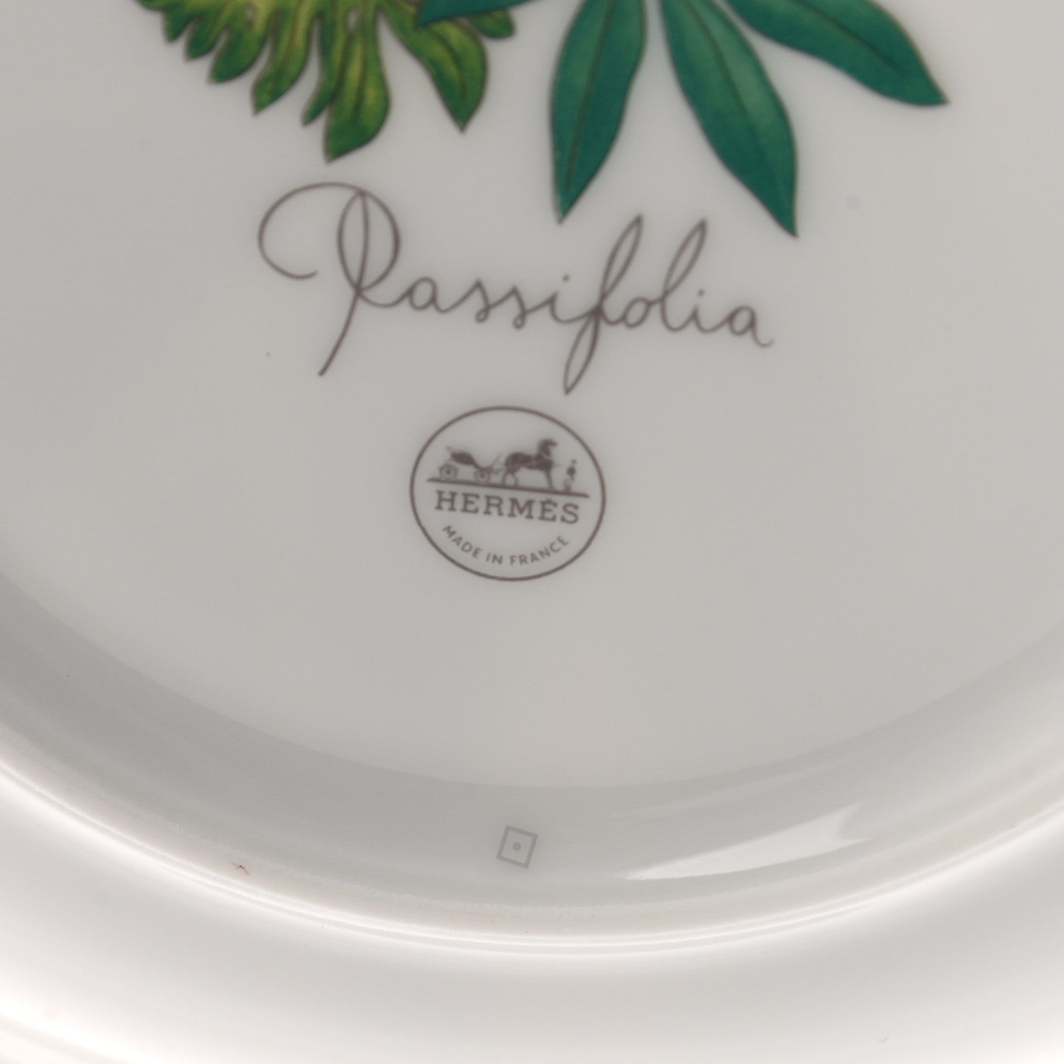 Hermes Porcelain Passifolia Soup Plate 7 of 7