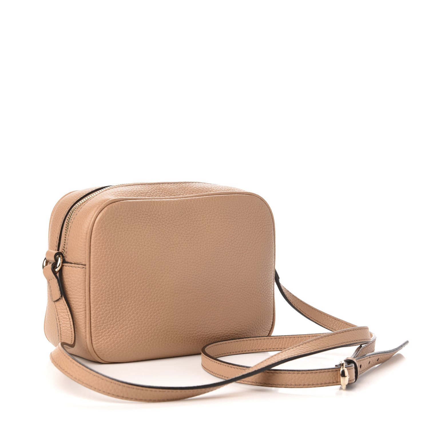 Gucci Pebbled Calfskin Small Soho Disco Bag Rose Beige 3 of 11