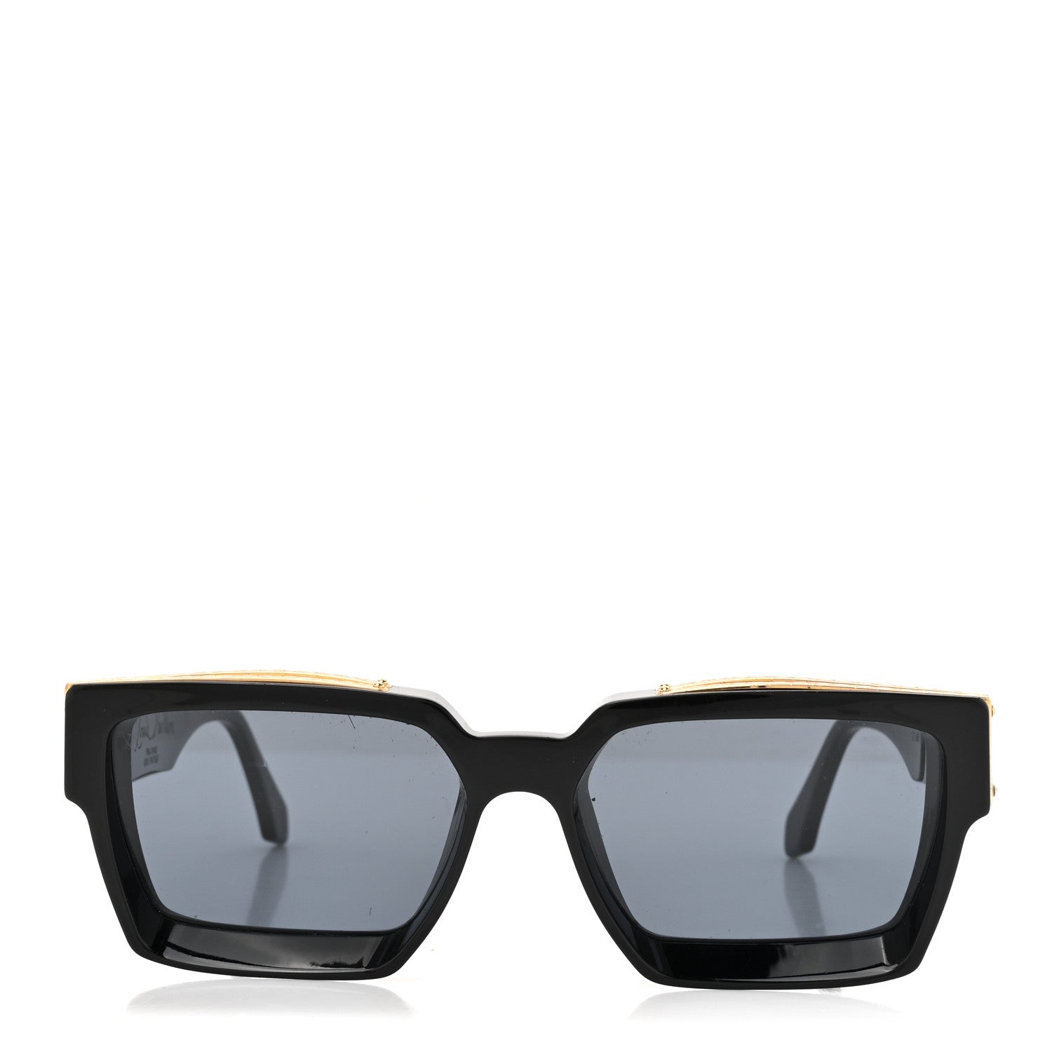 Louis Vuitton Acetate 1.1 Millionaires Sunglasses Z1165E Black 2 of 8