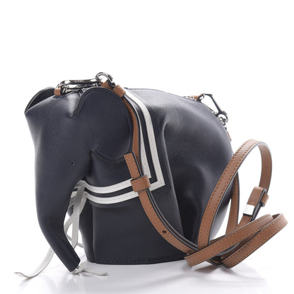 Loewe Calfskin Mini Sailor Elephant Crossbody Bag Deep Blue 3 of 10
