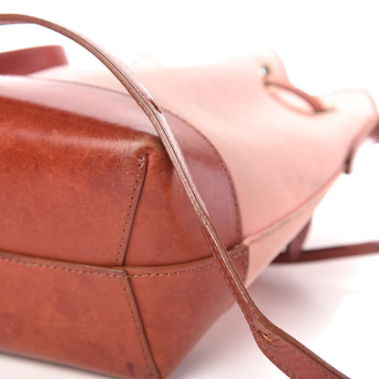 Mansur Gavriel Canvas Calfskin Bucket Bag Blush Moss 9 of 9