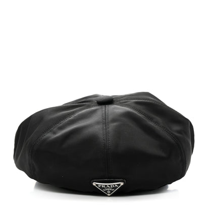 Prada Re-Nylon Newsboy Hat M Black 6 of 9