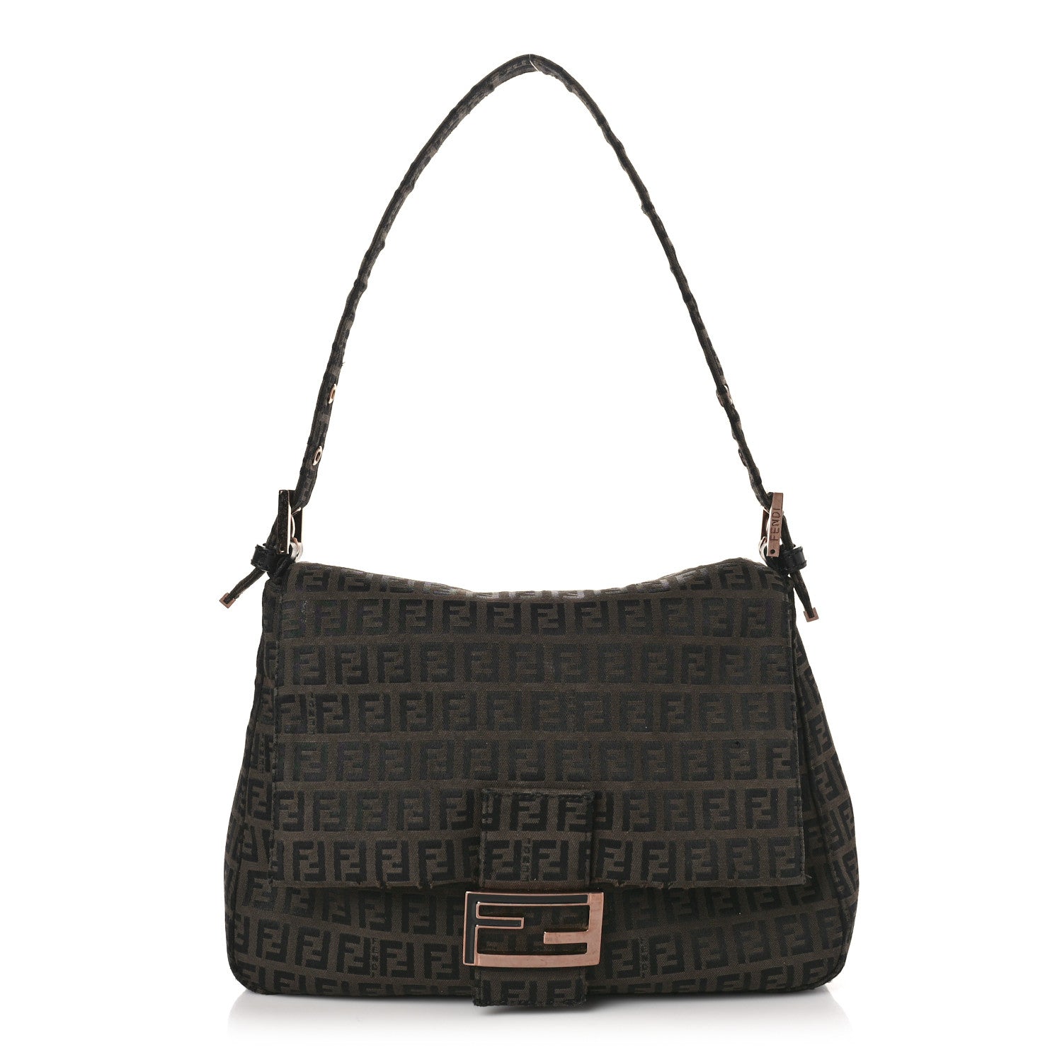 Fendi Zucchino Mama Baguette Brown 1 of 11