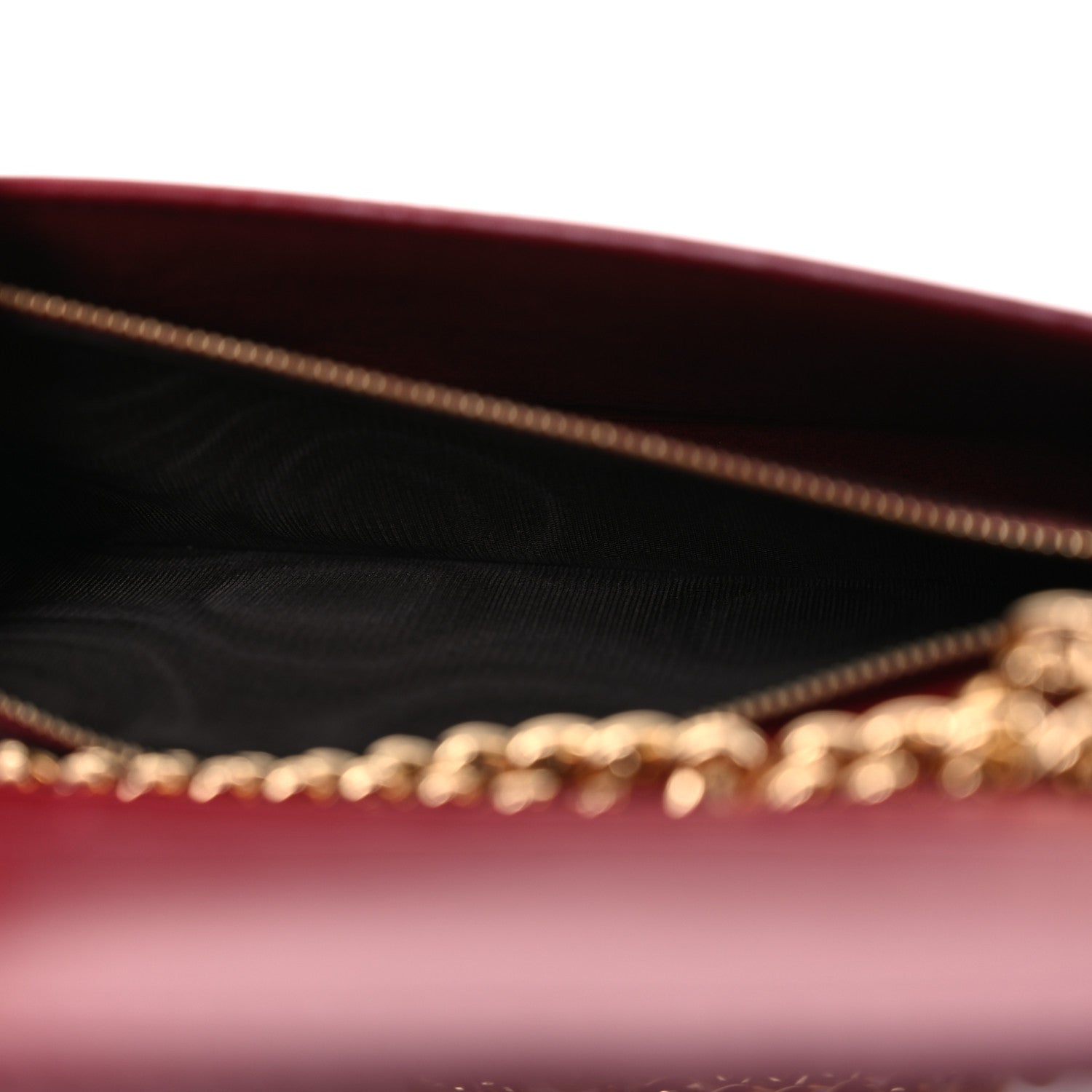 Gucci Boarded Plutone Calfskin Horsebit 1955 Wallet On Chain New Cherry Red 6 of 15