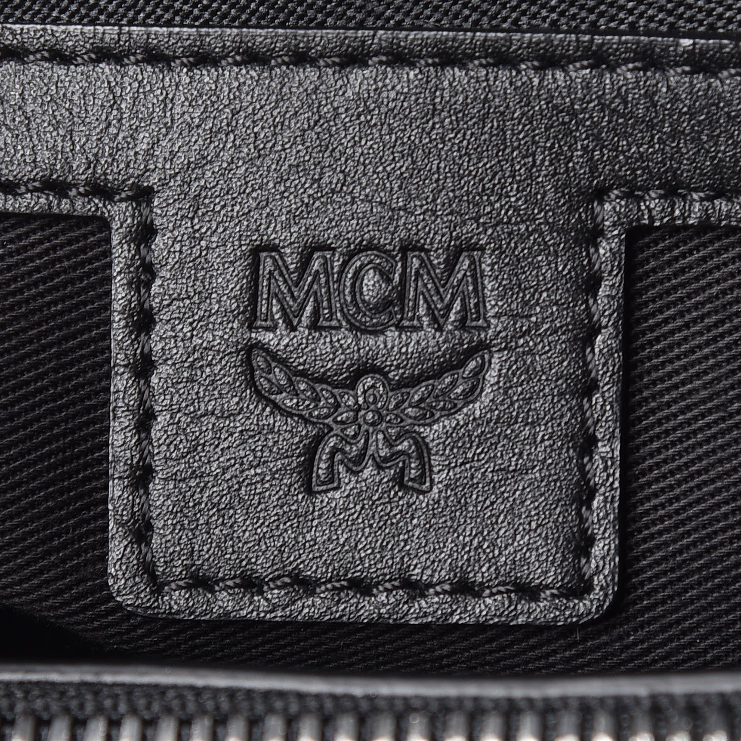 MCM Visetos Large Essential Tote Black 10 of 14