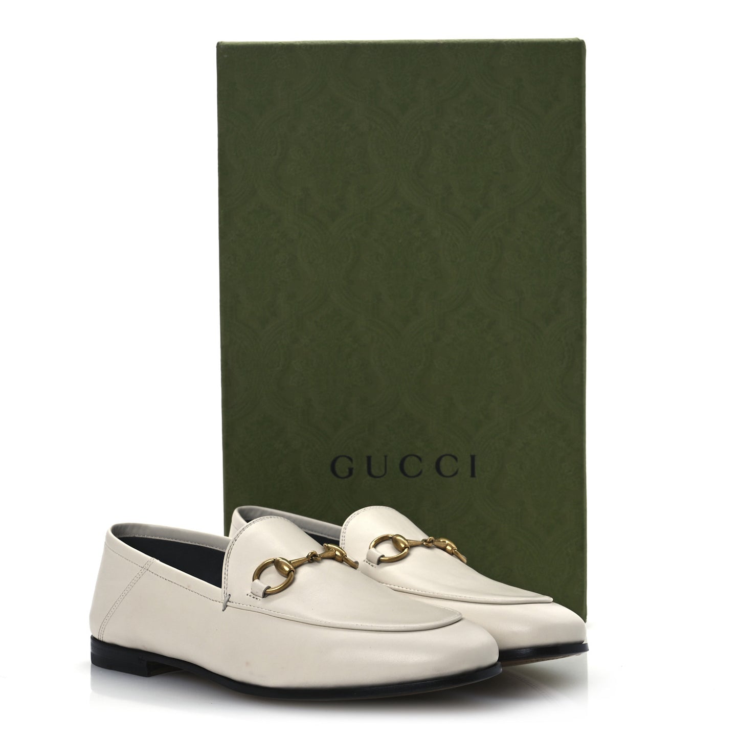 Lambskin Womens Brixton Horsebit Loafers 35 Mystic White