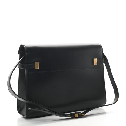 Saint Laurent Smooth Calfskin Manhattan Shoulder Bag Black 3 of 8