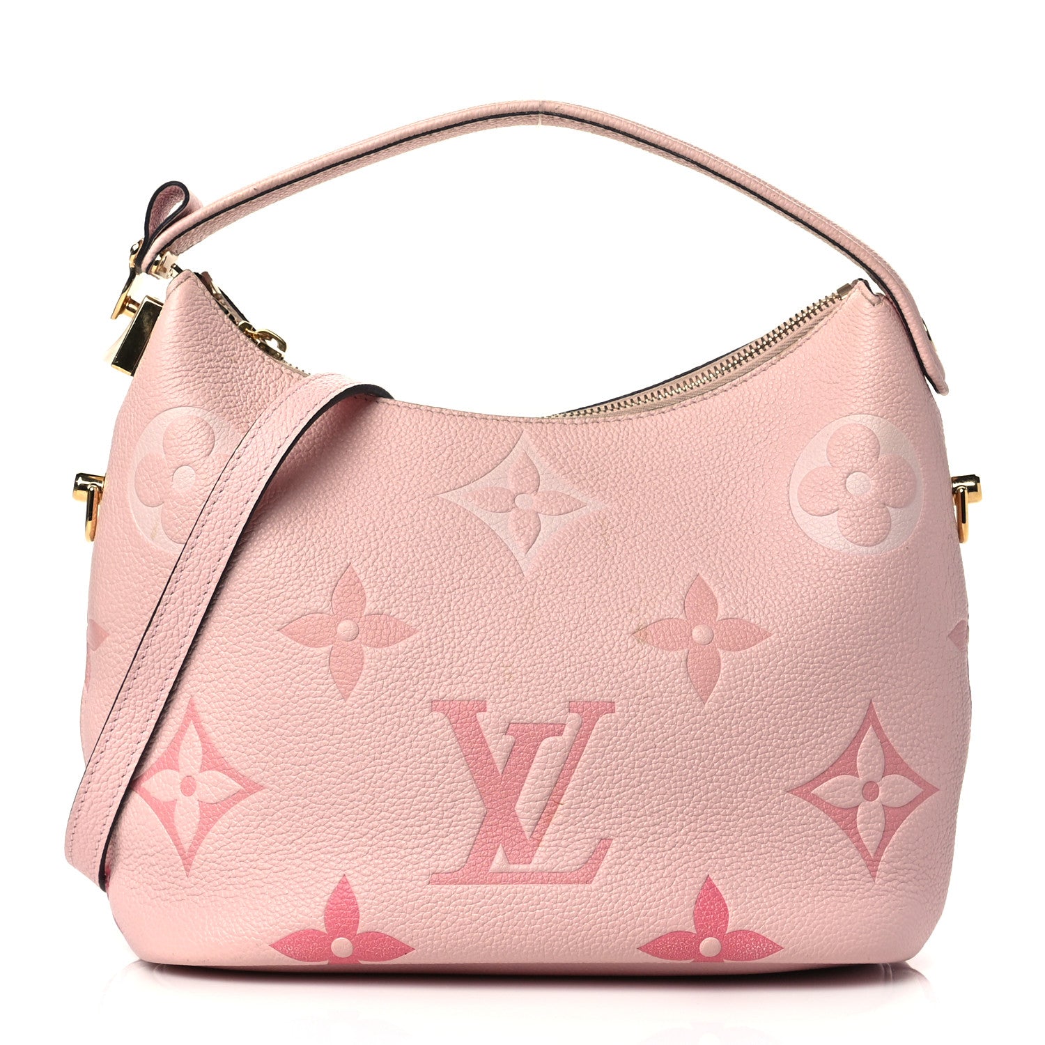 Louis Vuitton Empreinte Monogram Giant By The Pool Marshmallow Hobo PM Bouton De Rose 1 of 10