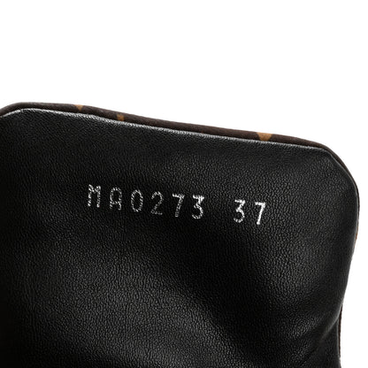 Louis Vuitton Nylon Monogram LV Pool Pillow Flat Comfort Mule 37 Cacao Brown 9 of 13
