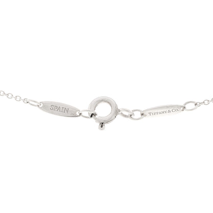 Tiffany Sterling Silver 18K Rose Gold Elsa Peretti Extra Mini Double Open Heart Pendant Necklace 4 of 4