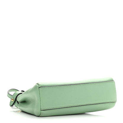 Fendi Shiny Nappa Micro Peekaboo Iconic Satchel Verde Acqua 3 of 11